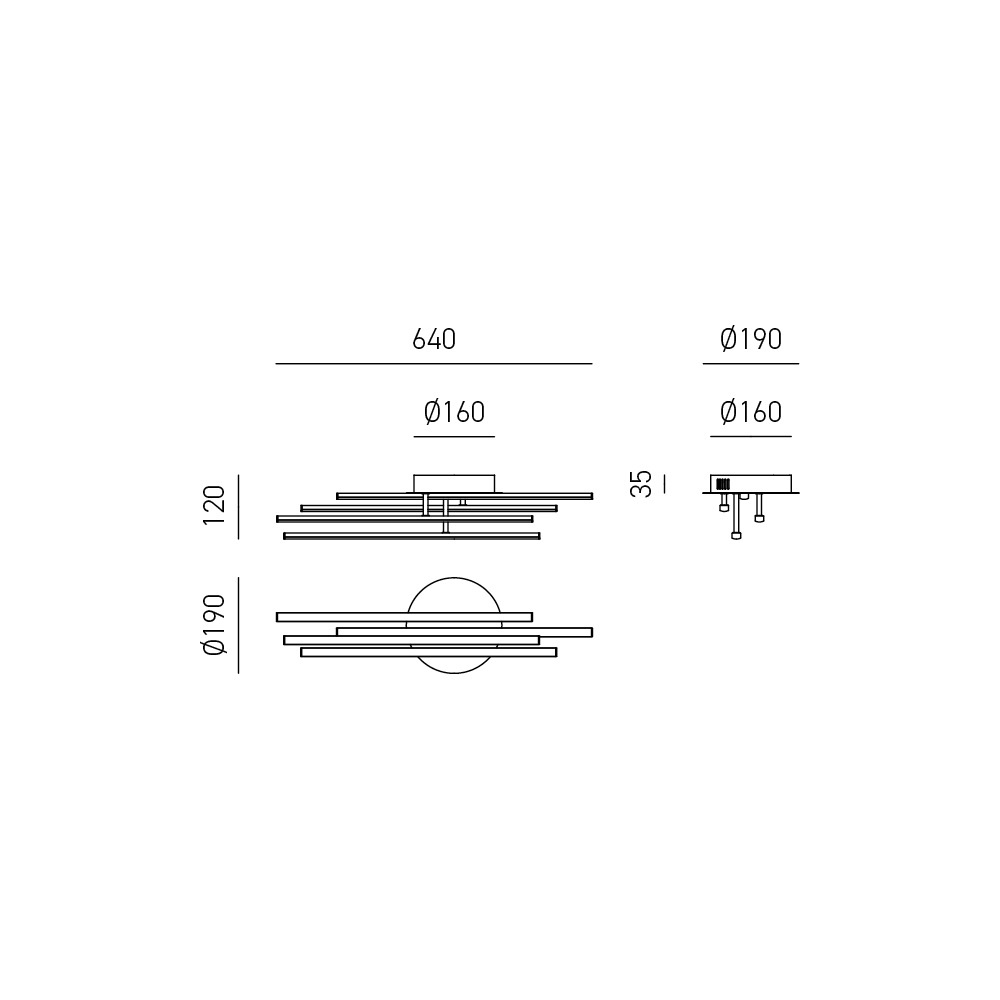 Lampa Tullia P/4