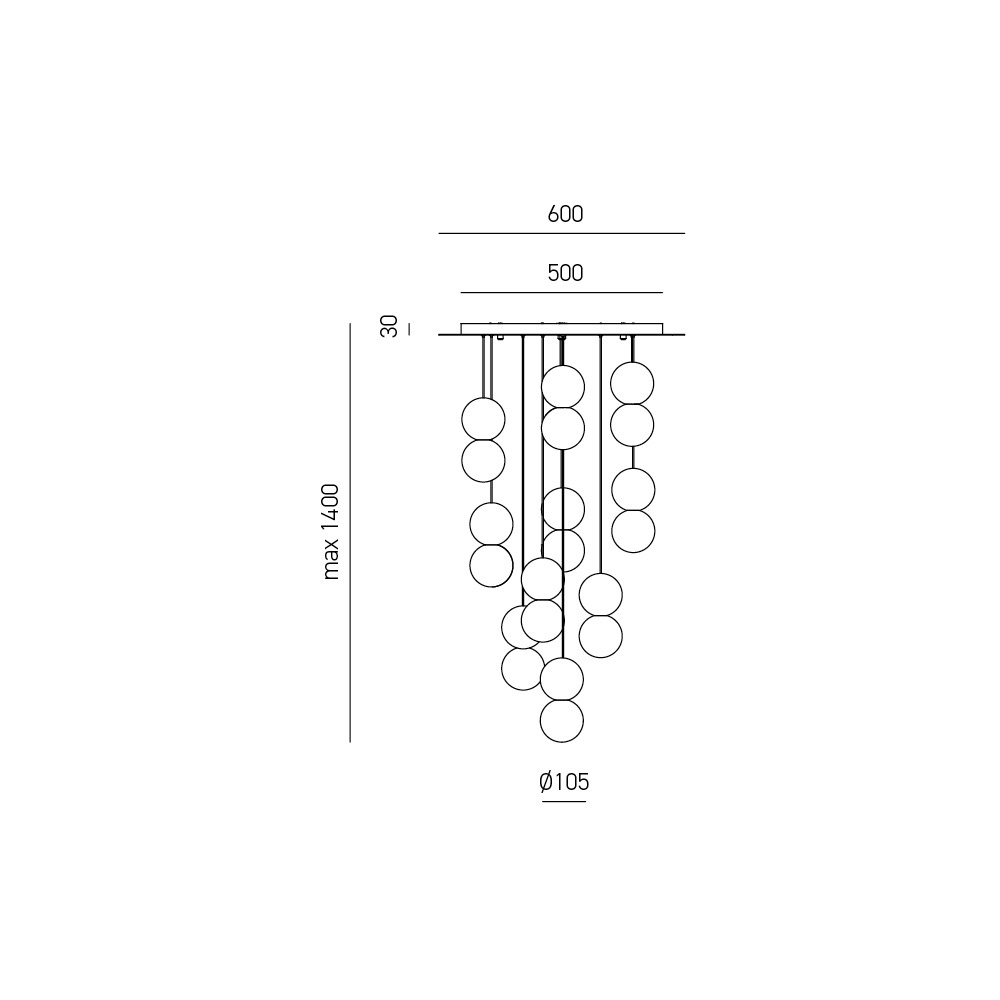 Lampa Sfera S/10