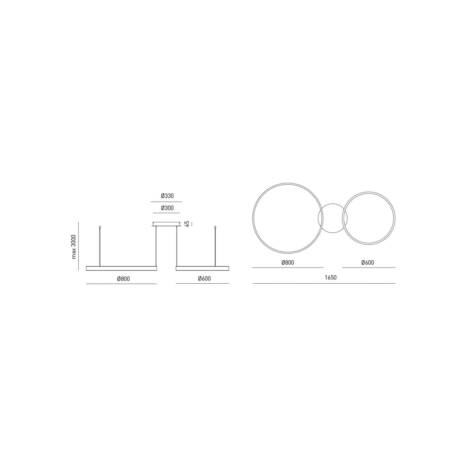 Lampa Criseide SS/2D