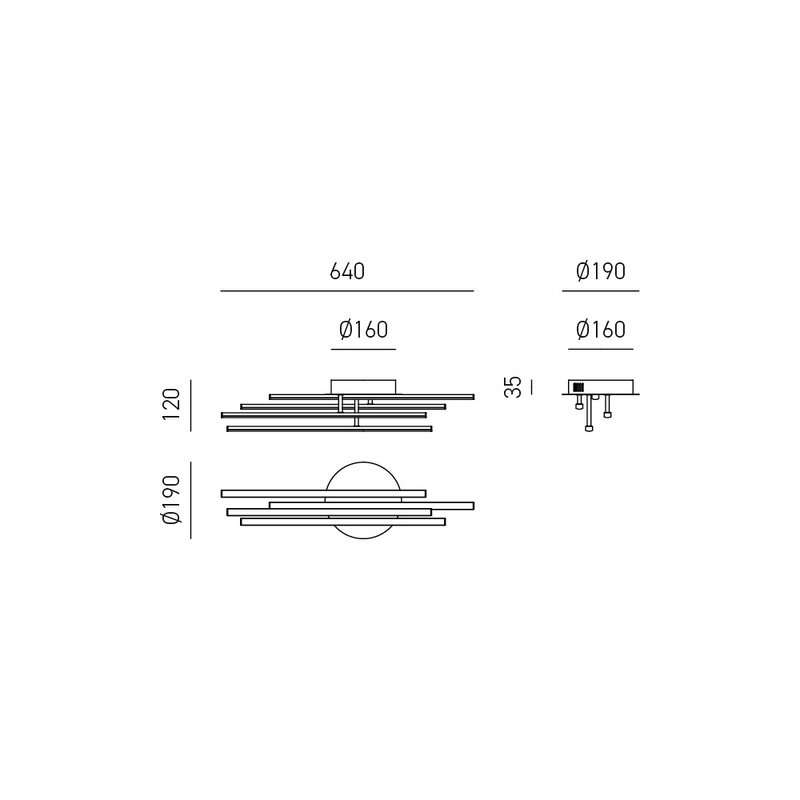 Lampa Tullia P/4
